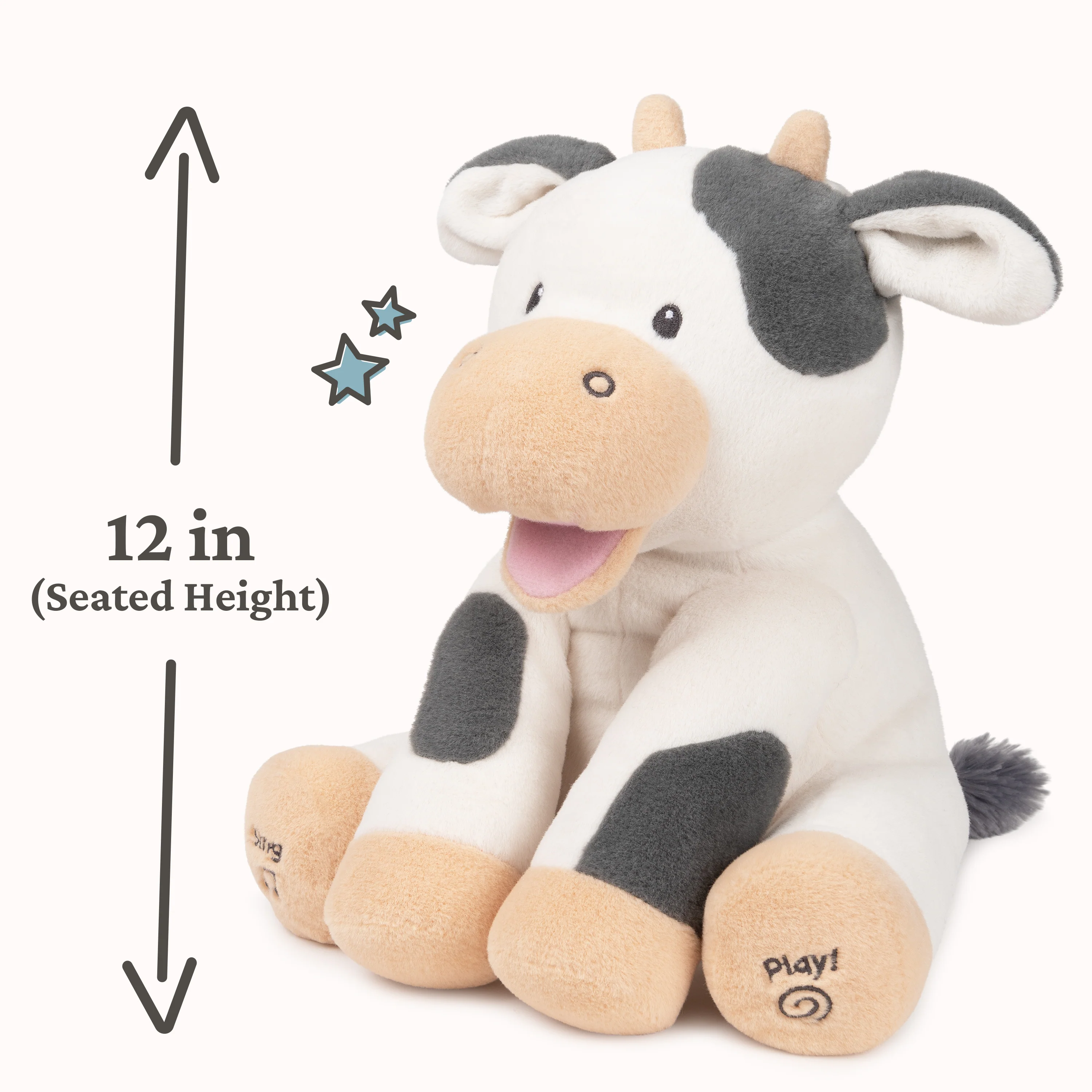 Animated Buttermilk the Cow, 12 in - Image 9