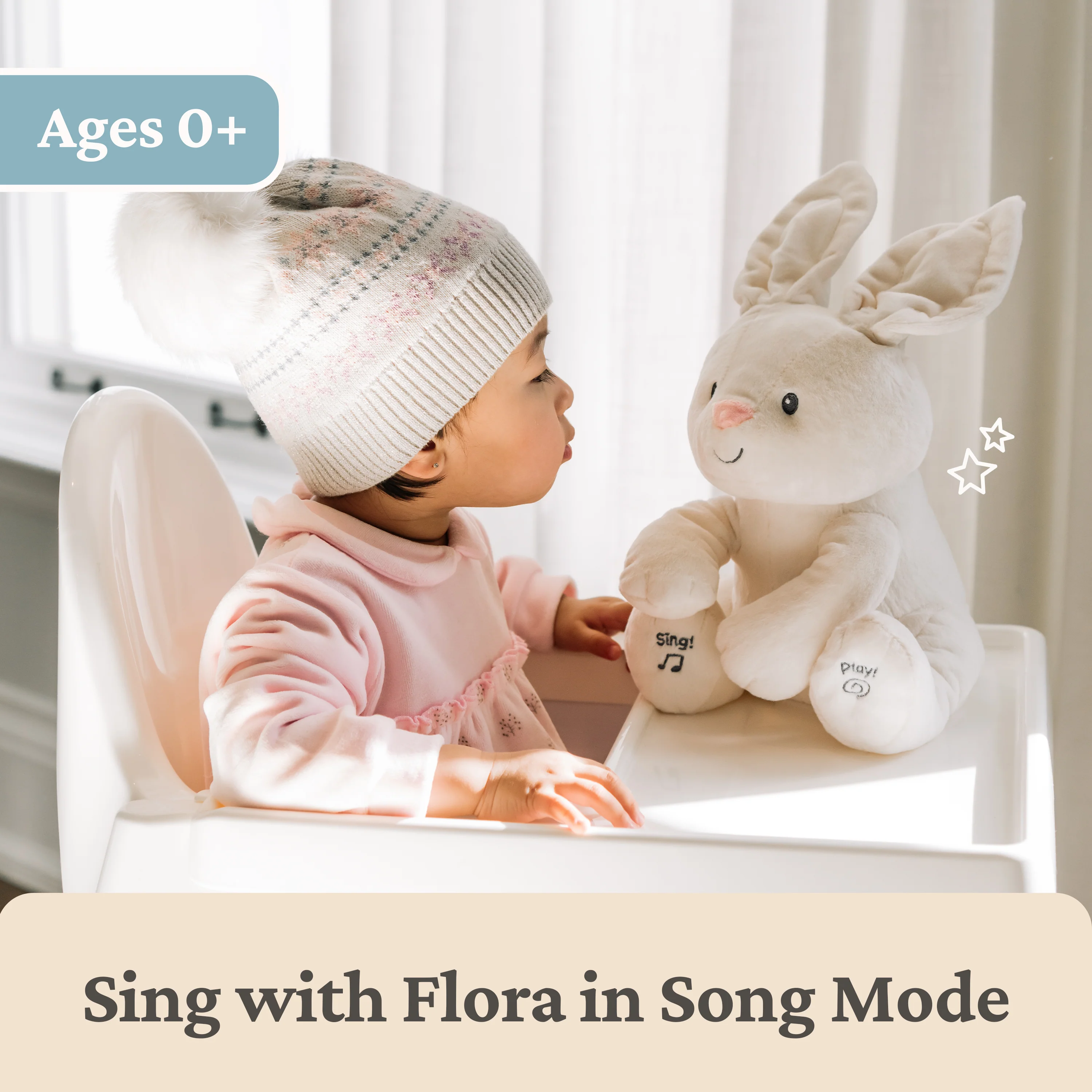Animated Flora the Bunny, 12 in - Image 4