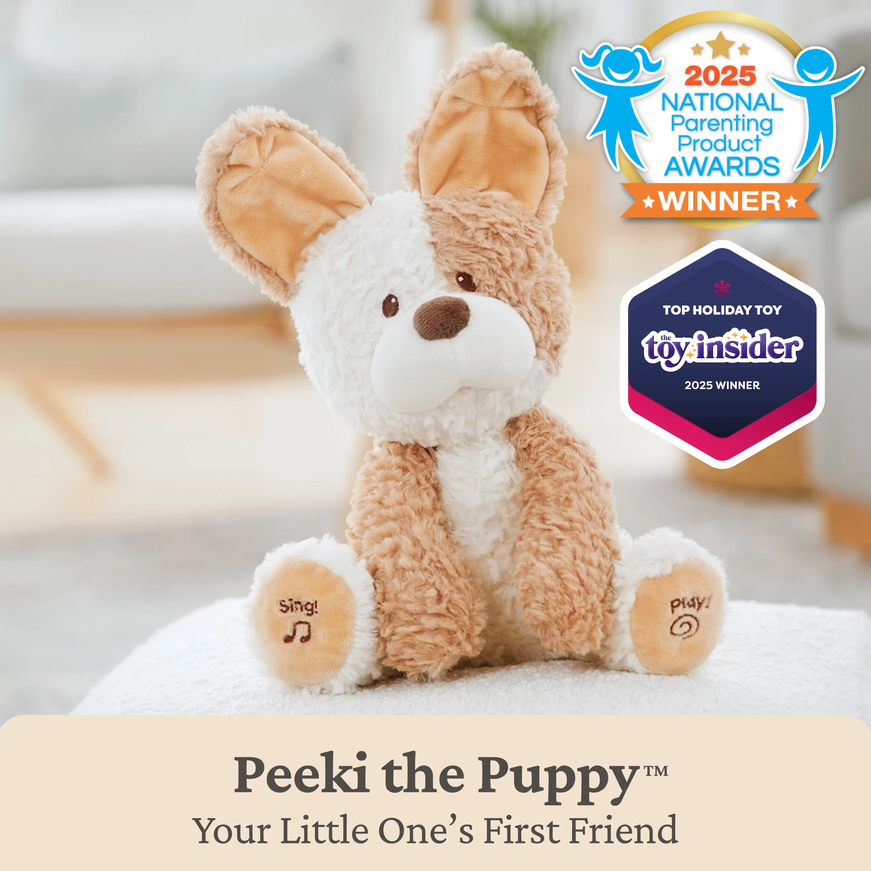 Animated Peeki the Puppy, 12 in - Image 8