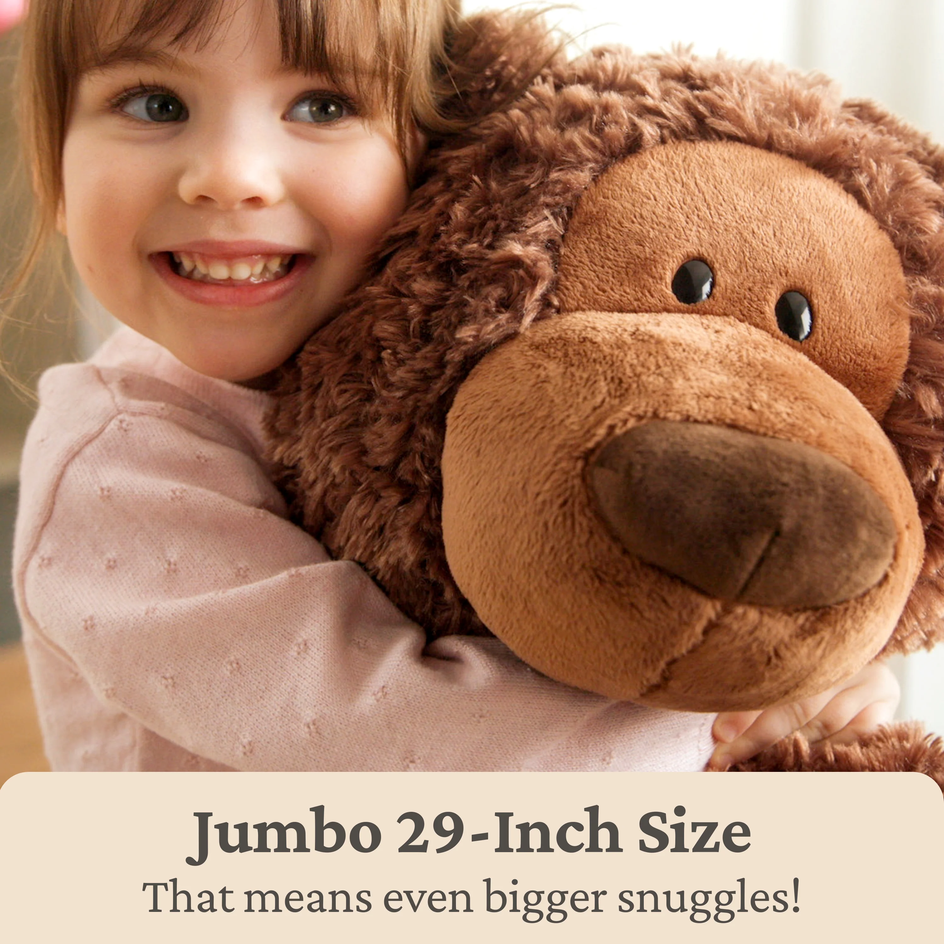 Jumbo Philbin Bear, Chocolate, 29 in - Image 4