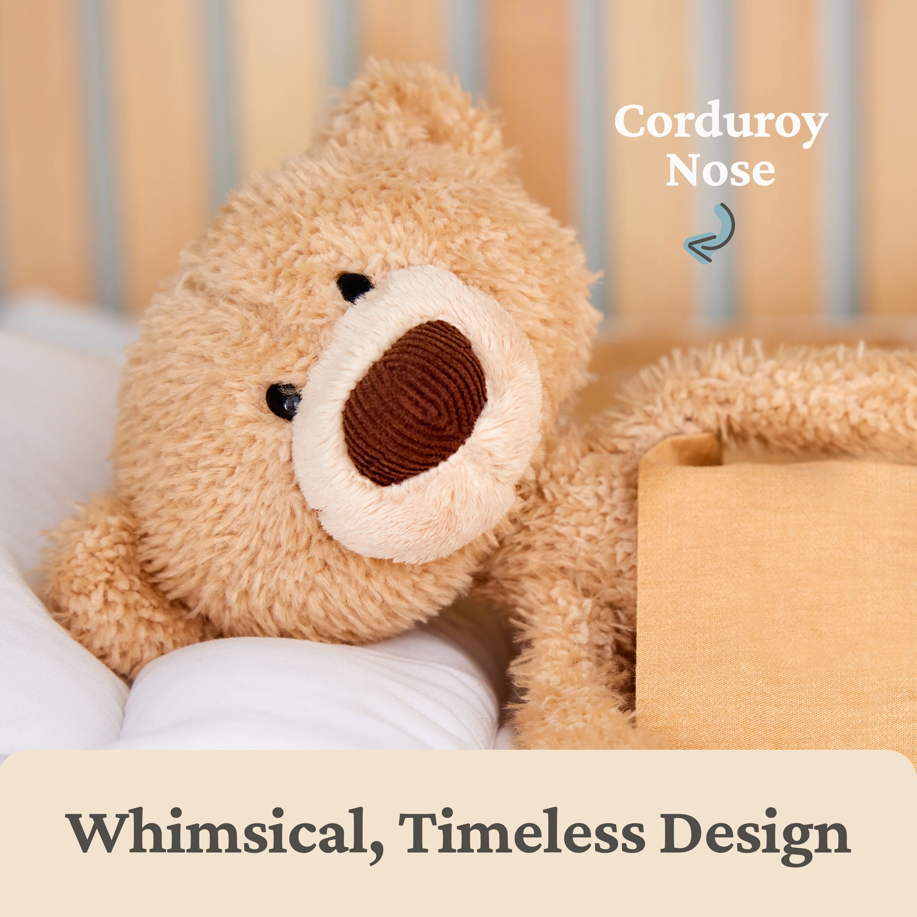 Original (Beige) Toothpick Bear, 22 in - Image 6